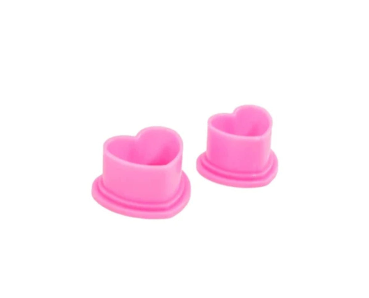 Heart Ink Caps — bolsa de 100 piezas