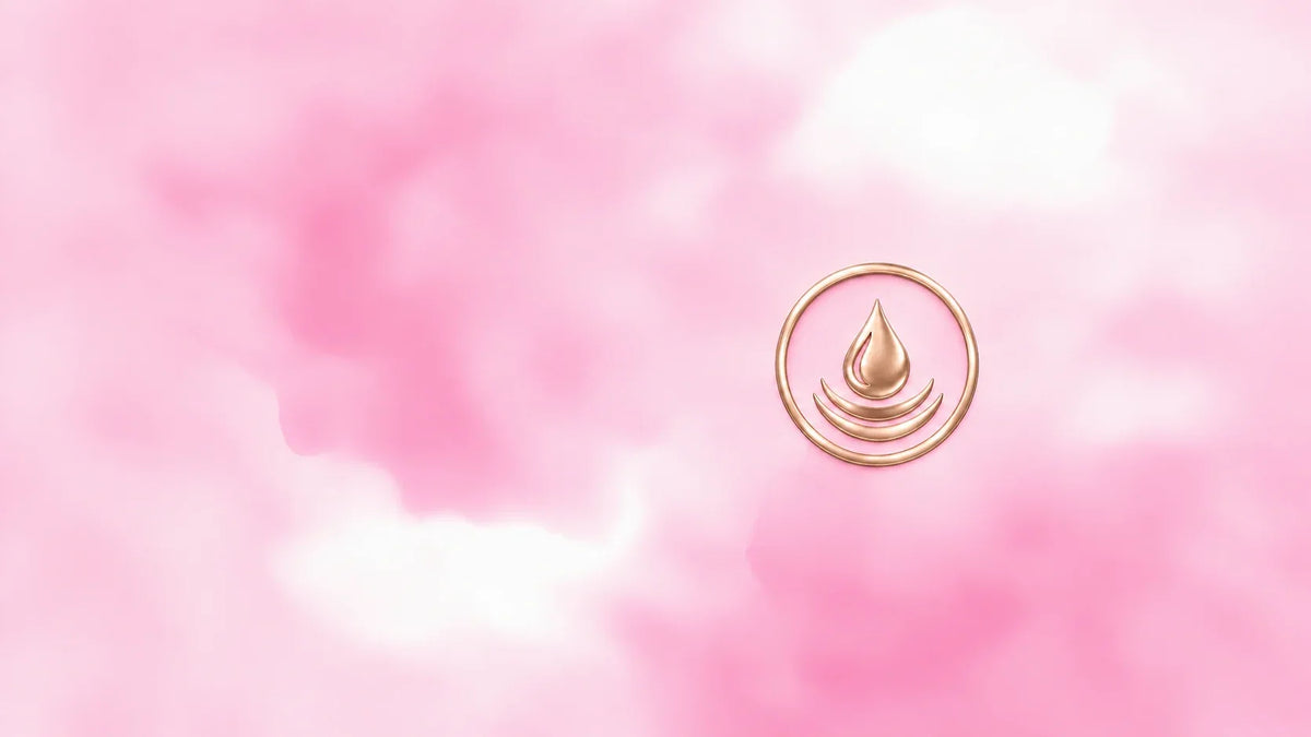 Emblema de Anestésicos sobre fondo rosa.